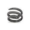 Black snake – diamantring