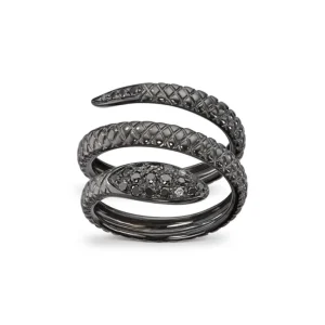 Black snake – diamantring