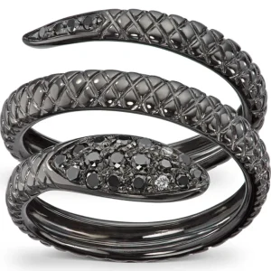 Black snake – diamantring