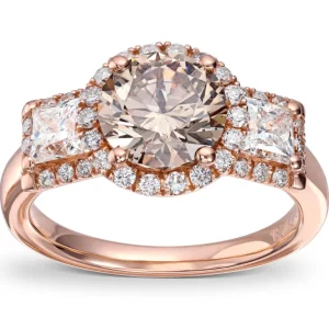 Cocktailring – brown diamond