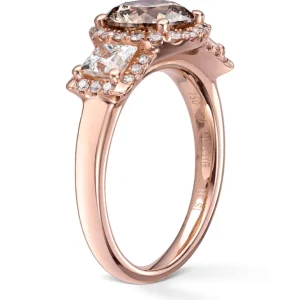 Cocktailring – brown diamond