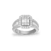 1,50 ct. diamantring hvitt gull