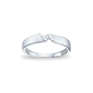 Design diamantring 0,04ct.
