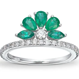 Diamant- og smaragdring – One of a kind