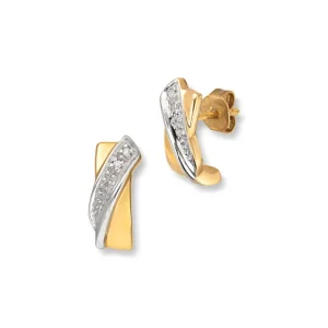 Diamant øredobber 0,02 ct.