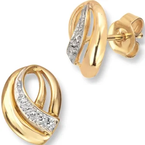 Diamant øredobber 0,02ct.
