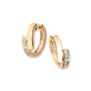 Diamant øreringer 0,15 ct.