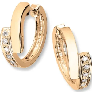 Diamant øreringer 0,15 ct.