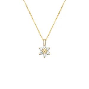 Diamant stjerneanheng med kjede