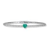 Diamantarmring smaragdhjerte
