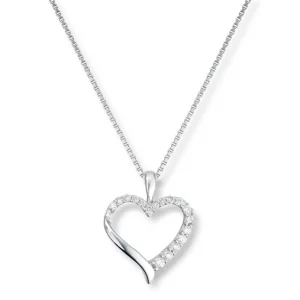 Diamanthjerte 0,25 ct.