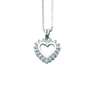 Diamanthjerte 0,25 ct.