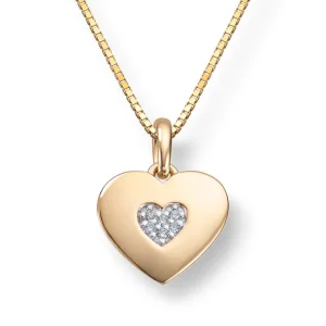Diamanthjerte 0,02 ct.