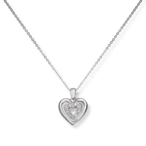 Diamanthjerte 0,04ct