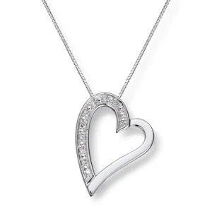Diamanthjerte 0,04ct