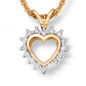 Diamanthjerte 0,20ct