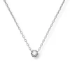 Diamantkjede 0,10 ct. hvitt gull