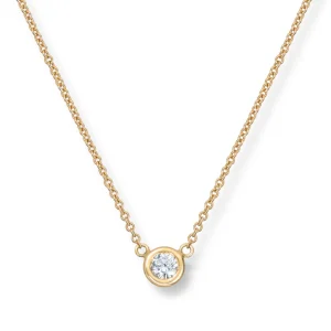 Diamantkjede 0,20ct.