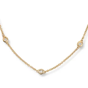 Diamantkjede 0,20ct.