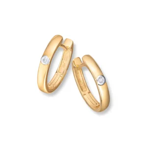 Diamantøreringer 0,02 ct.