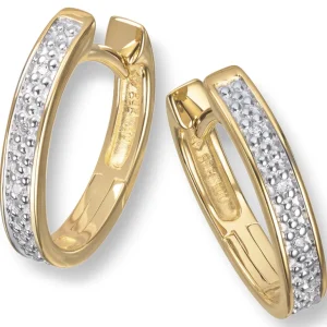 Diamantøreringer 0,02 ct.