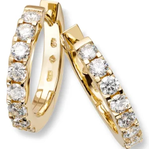 Diamantøreringer 0,75 ct.