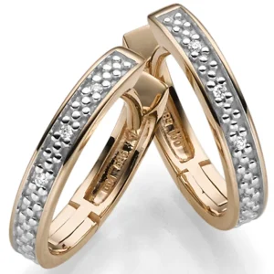 Diamantøreringer 0,02 ct.