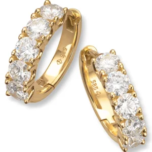 Diamantøreringer 2,00 ct.