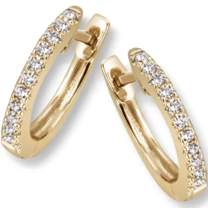 Diamantøreringer 0,10 ct.