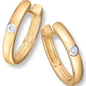 Diamantøreringer 0,02 ct.