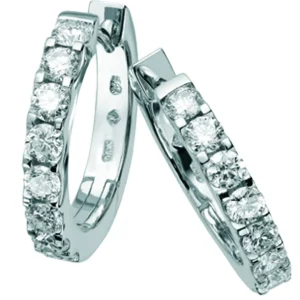 Diamantøreringer 0,75ct.