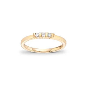 Diamantring 0,09 ct.
