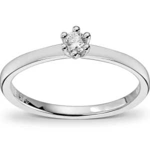 Diamantring 0,05 ct.