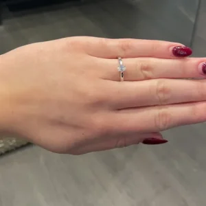 Diamantring 0,31 ct.