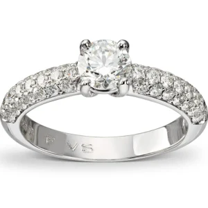 Diamantring 1,08 ct.