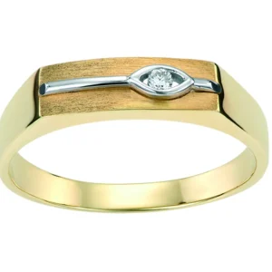 Diamantring 0,03 ct.