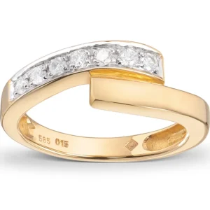 Diamantring 0,15 ct.