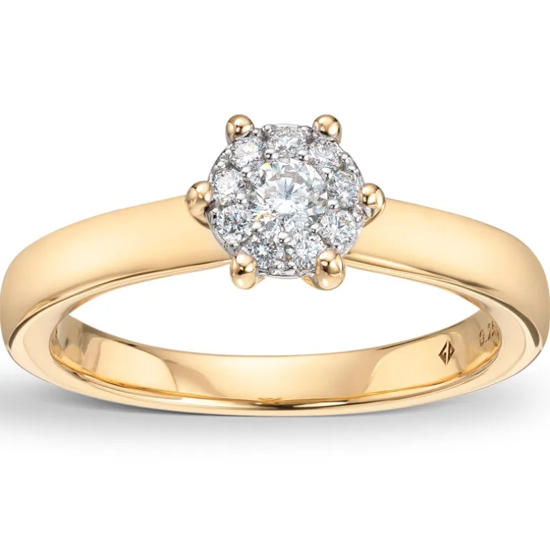 diamantring__ct_gult_gull_1.webp Diamantring 0,25 ct. gult gull