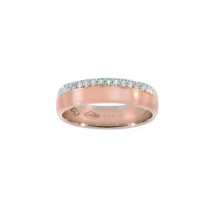 Diamantring 0,15 ct. Roségull