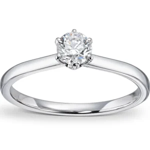Diamantring 0,40 ct. Tw-Si