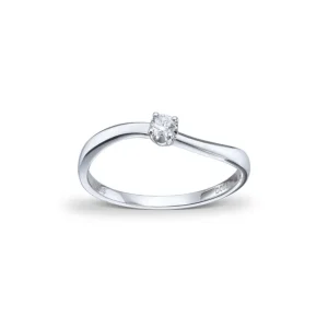 Diamantring 0,08ct.