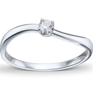 Diamantring 0,08ct.
