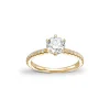 Diamantring 1,02ct Tw-Si