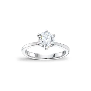 Diamantring 1,50ct Tw-Si