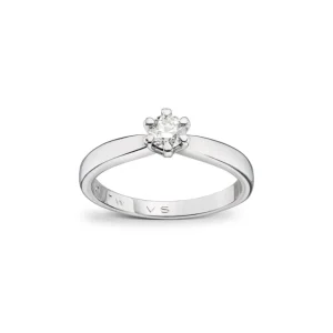 Diamantring 0,20ct. TW-VS