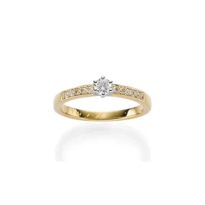Diamantring 0,25ct. TW-VS