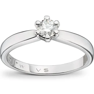 Diamantring 0,20ct. TW-VS