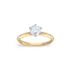 Diamantring 1,04ct. W-P