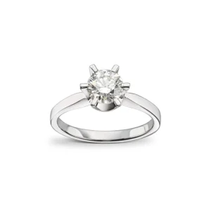 Diamantring 1,01ct. W-VS