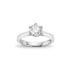 Diamantring «hidden halo» 0,55ct.